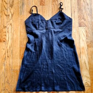 Free People Intimately Black Mini Slip Dress
